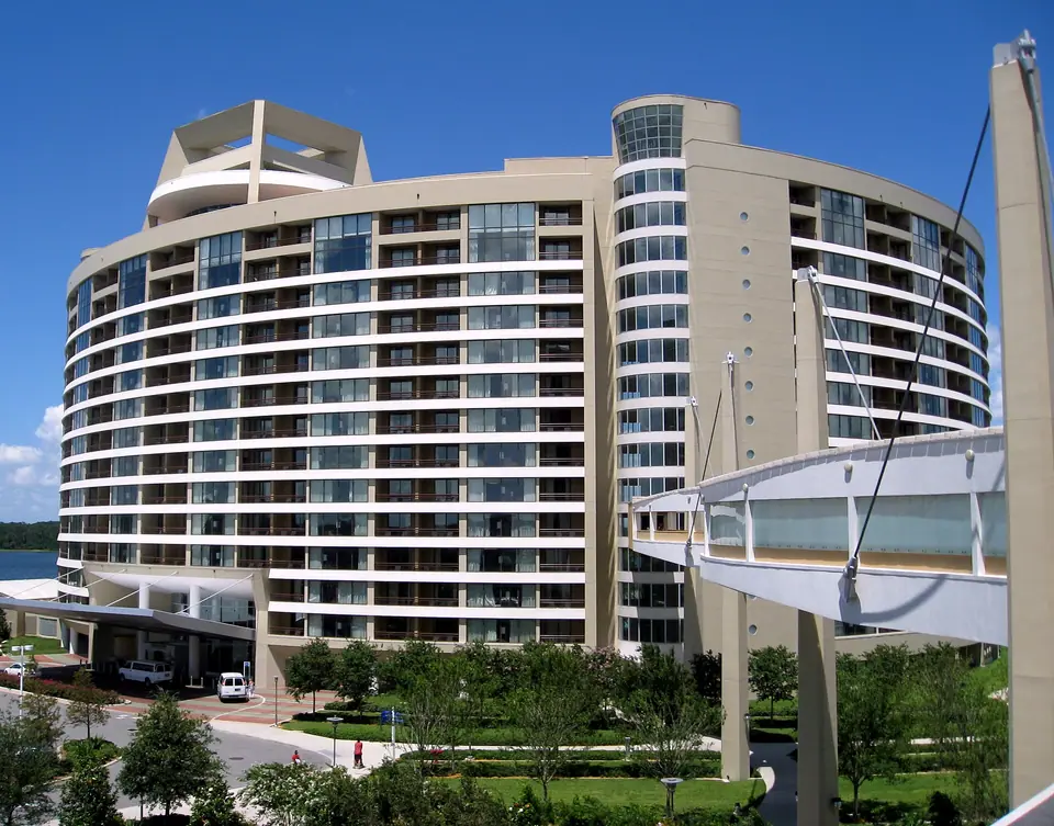 The Bay Lake Tower wing of Disney's Contemporary Resort at Walt Disney World